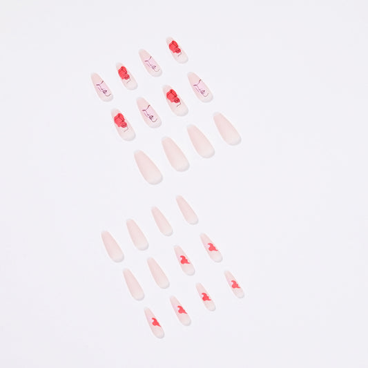 Abstract Face Series Press on nails Graffiti Color Block  Line Nail  Nail  Press on nails Wholesale｜365nails