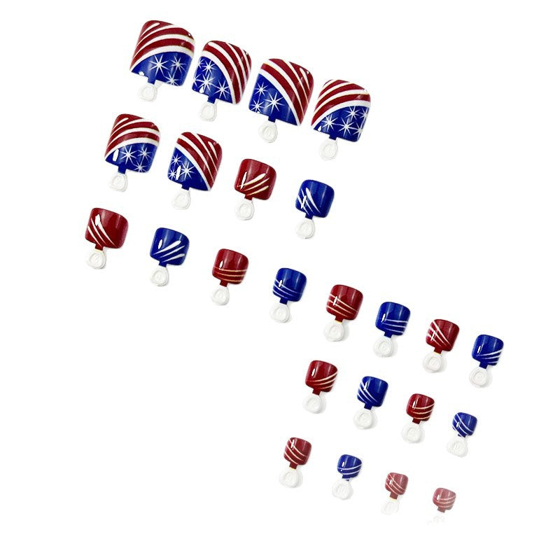 365nails: "Patriotic Stars"