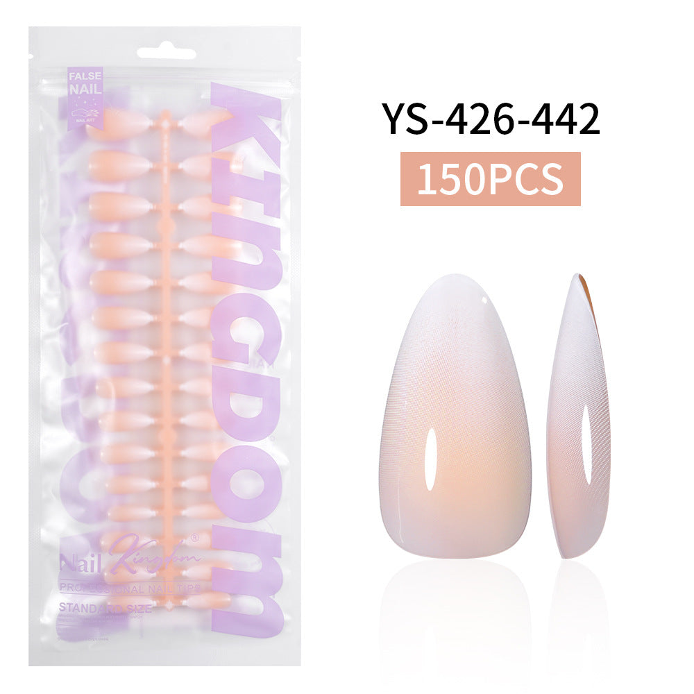 Pointes d'ongles classiques French — faux ongles press-on, 150 pièces préfabriquées (MOQ=3)