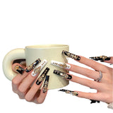 Pure handmade press on nails   nail art fake nails beauty | 365nails