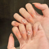 Three-dimensional carved removable fake nails manicure sticker pure handmade press on nails | 365nails