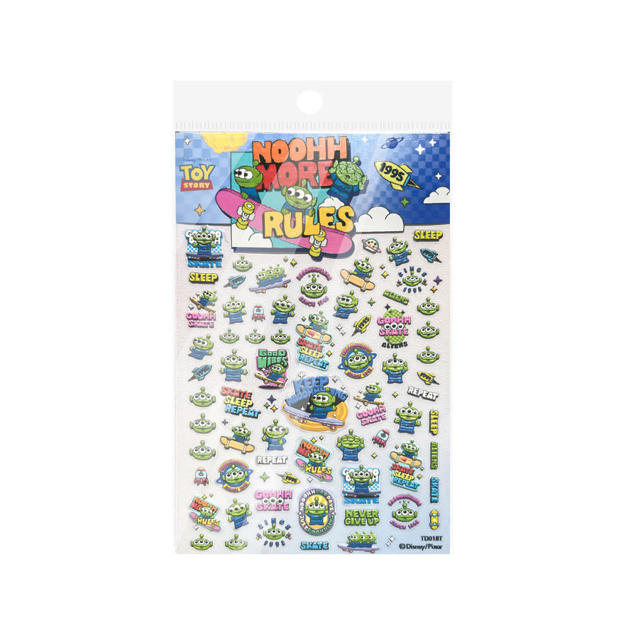 Toy Story Alien Skate Crew – Retro Street Nail Art Set
