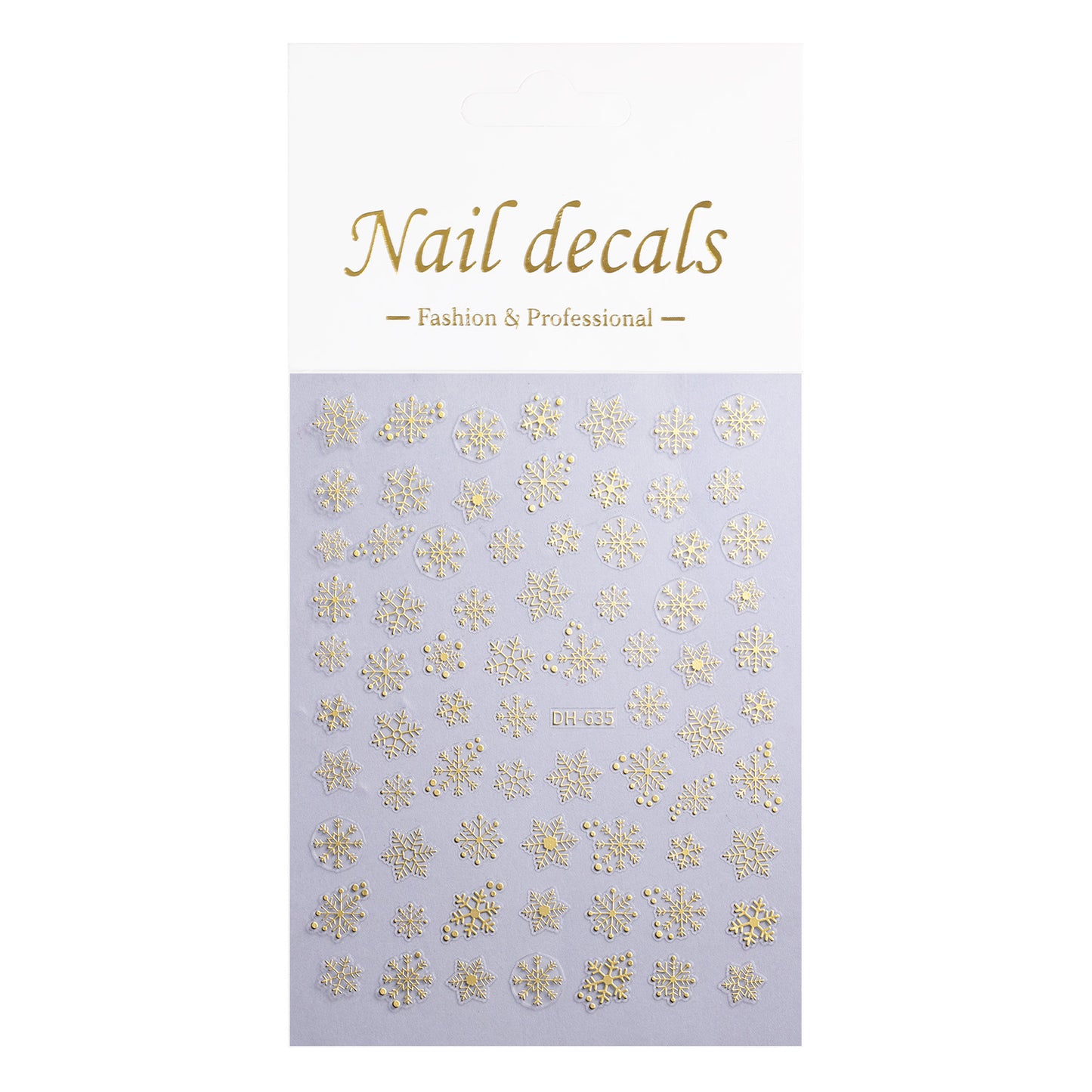 Cross-border Laser Snowflake Nail Art Sticker Flat Hot Silver Christmas Hollow Snowflake Nail Sticker Ornament DH635