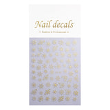 Cross-border Laser Snowflake Nail Art Sticker Flat Hot Silver Christmas Hollow Snowflake Nail Sticker Ornament DH635