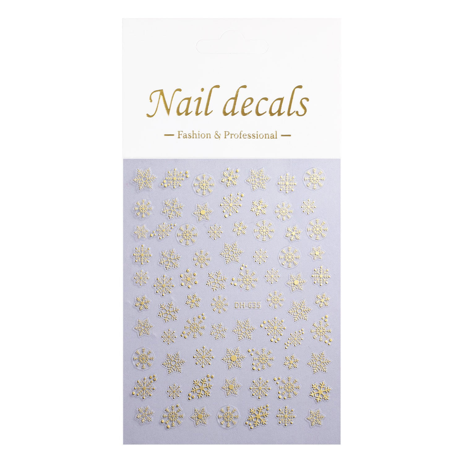 Cross-border Laser Snowflake Nail Art Sticker Flat Hot Silver Christmas Hollow Snowflake Nail Sticker Ornament DH635