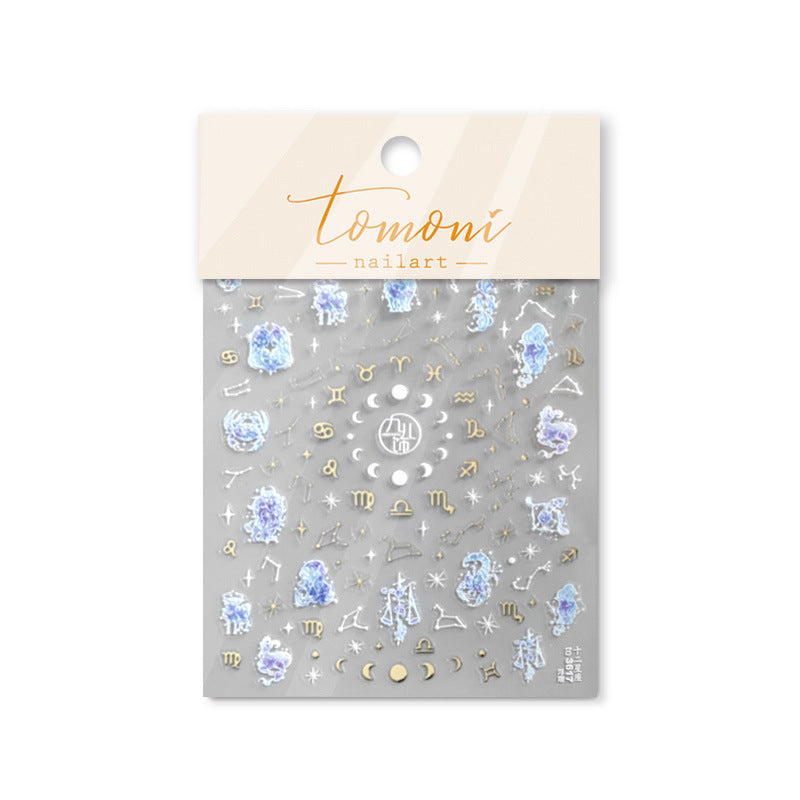 Celestial Zodiac Crystals – Astrology Nail Art Set