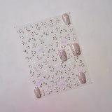 Leopard Print & Bow Nail Stickers – Cute Animal Print Collection