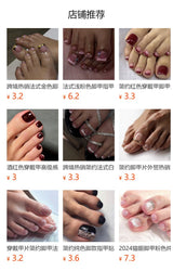 Leopard print cat eye manicure and pedicure simple short square toe nail chips