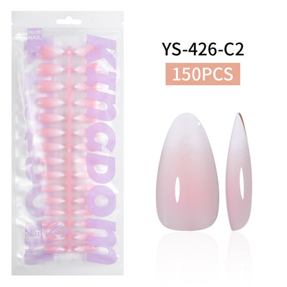 Nail Tips Europe and the United States  gradual change press on nails, simple water drop nail spray removable fake nail 150 pieces prefabricated nail