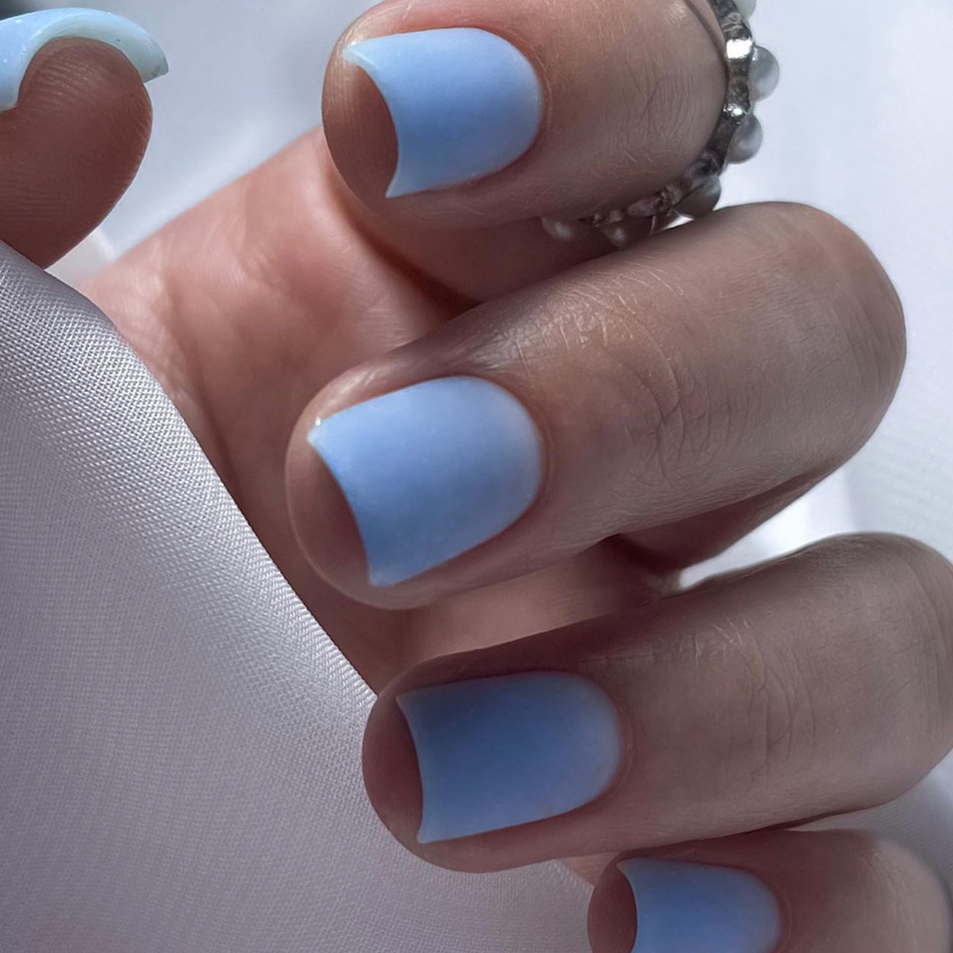 磨砂可拆式單色方形穿戴甲｜365nails