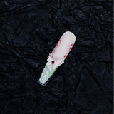 [Angel Garden] European Rococo Gypsum Angel Hand-painted Rose Quicksand Flow Hemp Press On Nail