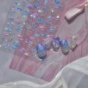 全息魚系列："海洋光暈" – 3D 金屬甲貼