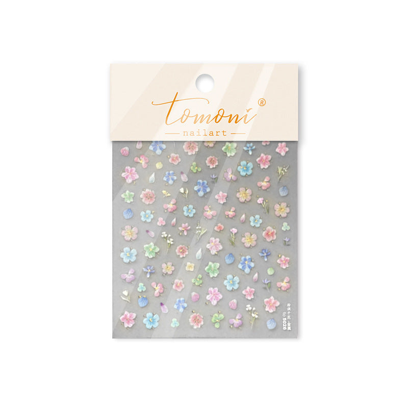 365nails: "Pétale aquarelle pastel" –Autocollants pour ongles
