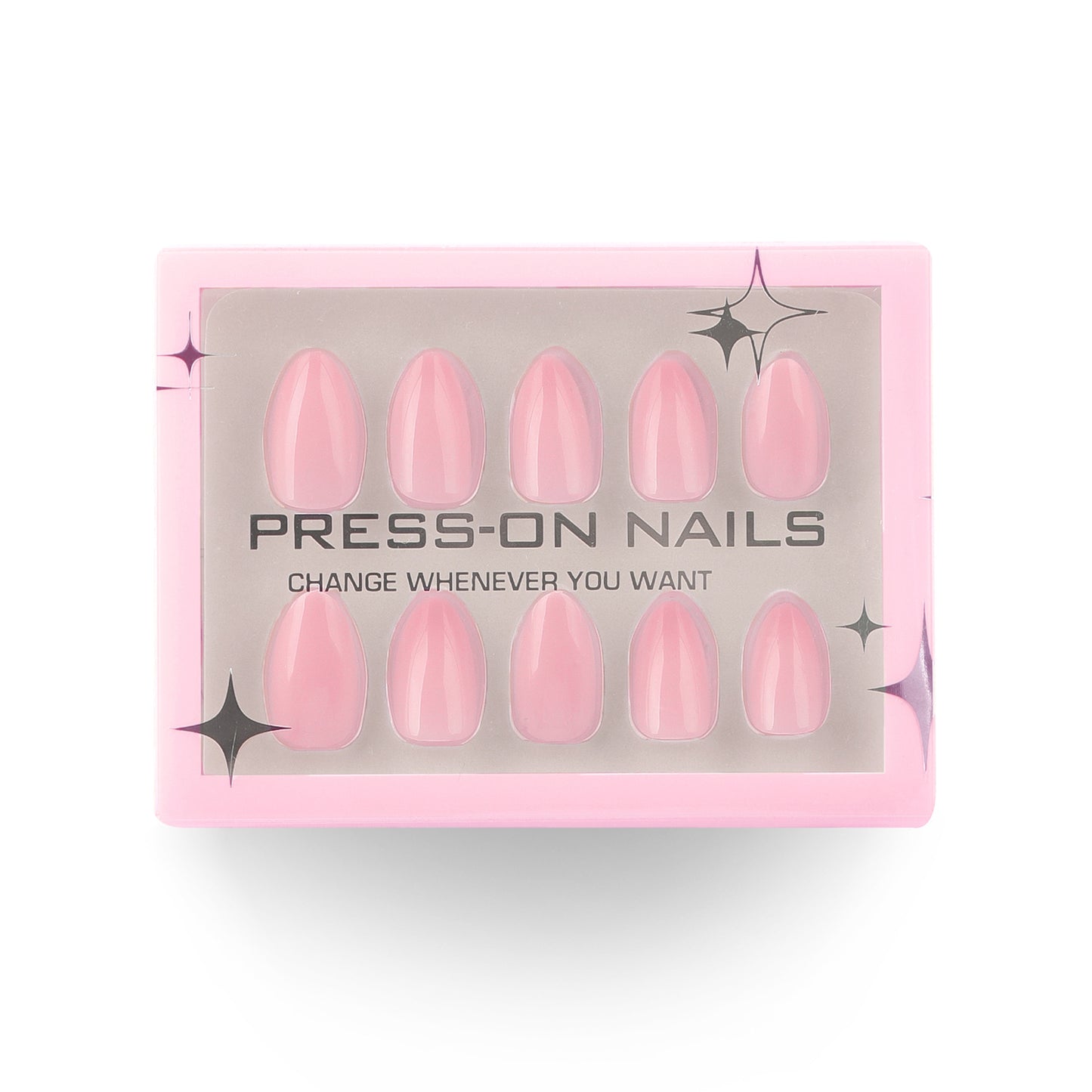 30 pieces of pink solid color press-on nails advanced sense box gel manicure fake nail short wearable nail customization｜365nails