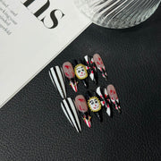 365nails: "Noite de Carnaval" – Unhas Stiletto 3D de Desenho Animado Feitas à Mão