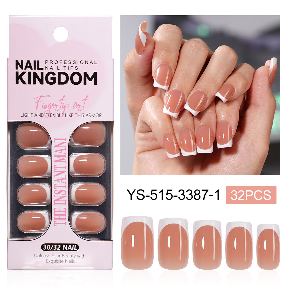 "Classic White French" - Timeless 32Pcs Press-On Nails Set