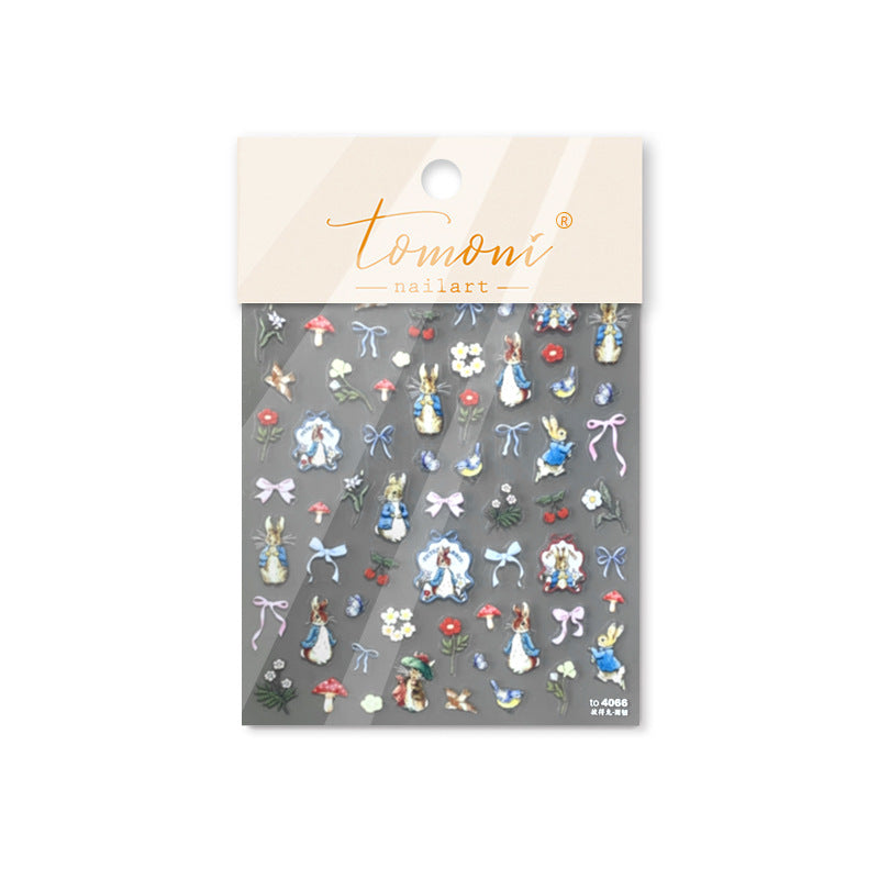 365nails: "peter rabbit garden" – Nail Art Stickers