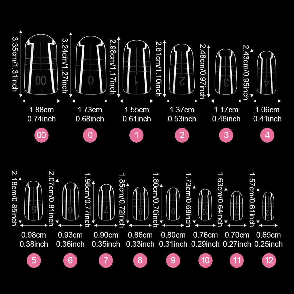 365nails: "Alongamento de unhas de gel transparente nos pés" – Tips Quadradas Curtas para Unhas dos Pés
