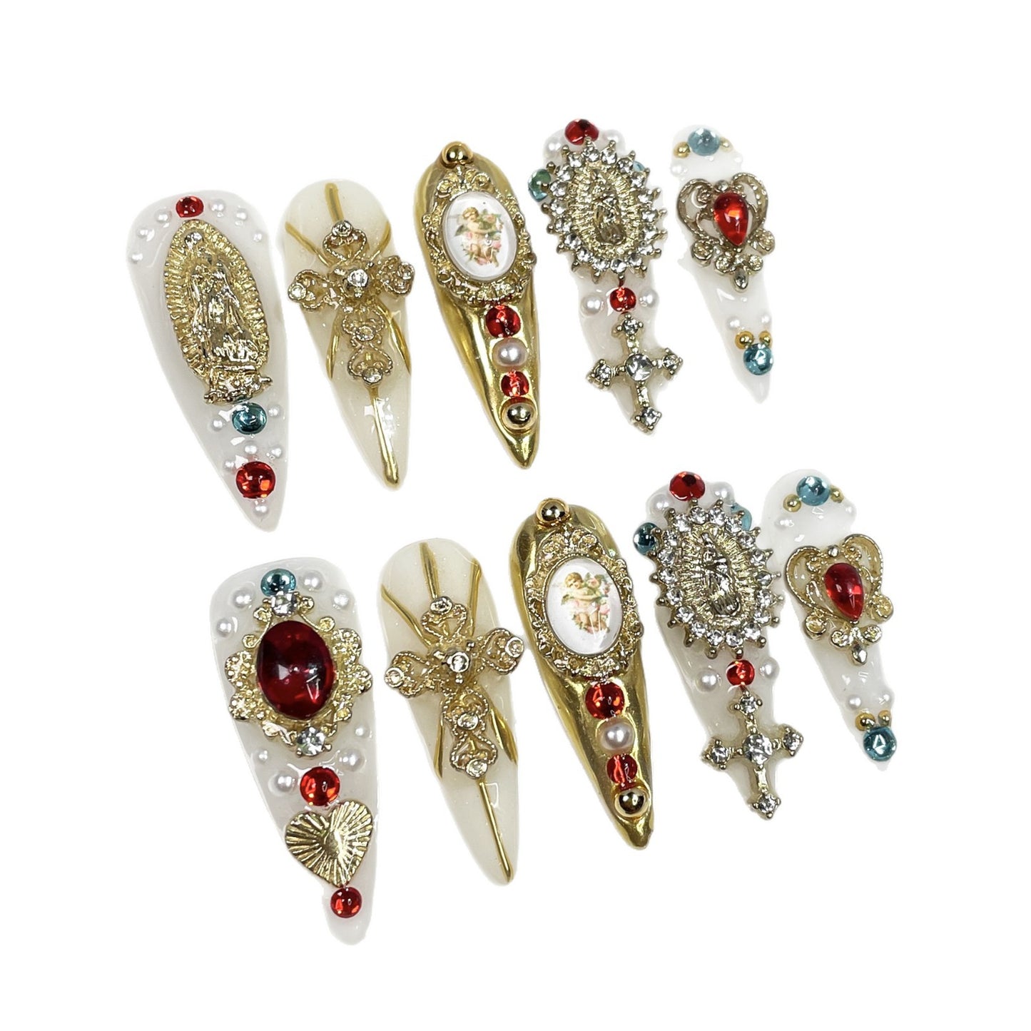 Baroque Holy Relic Series Press-On Nails