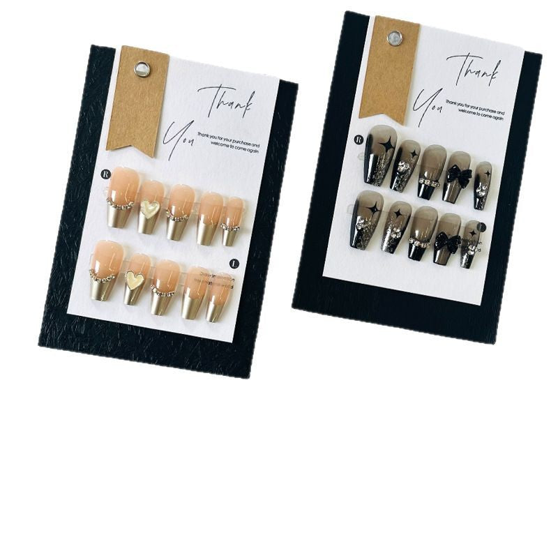 Luxury Rectangular Display Cards for Press On Nail Sets (MOQ=10)