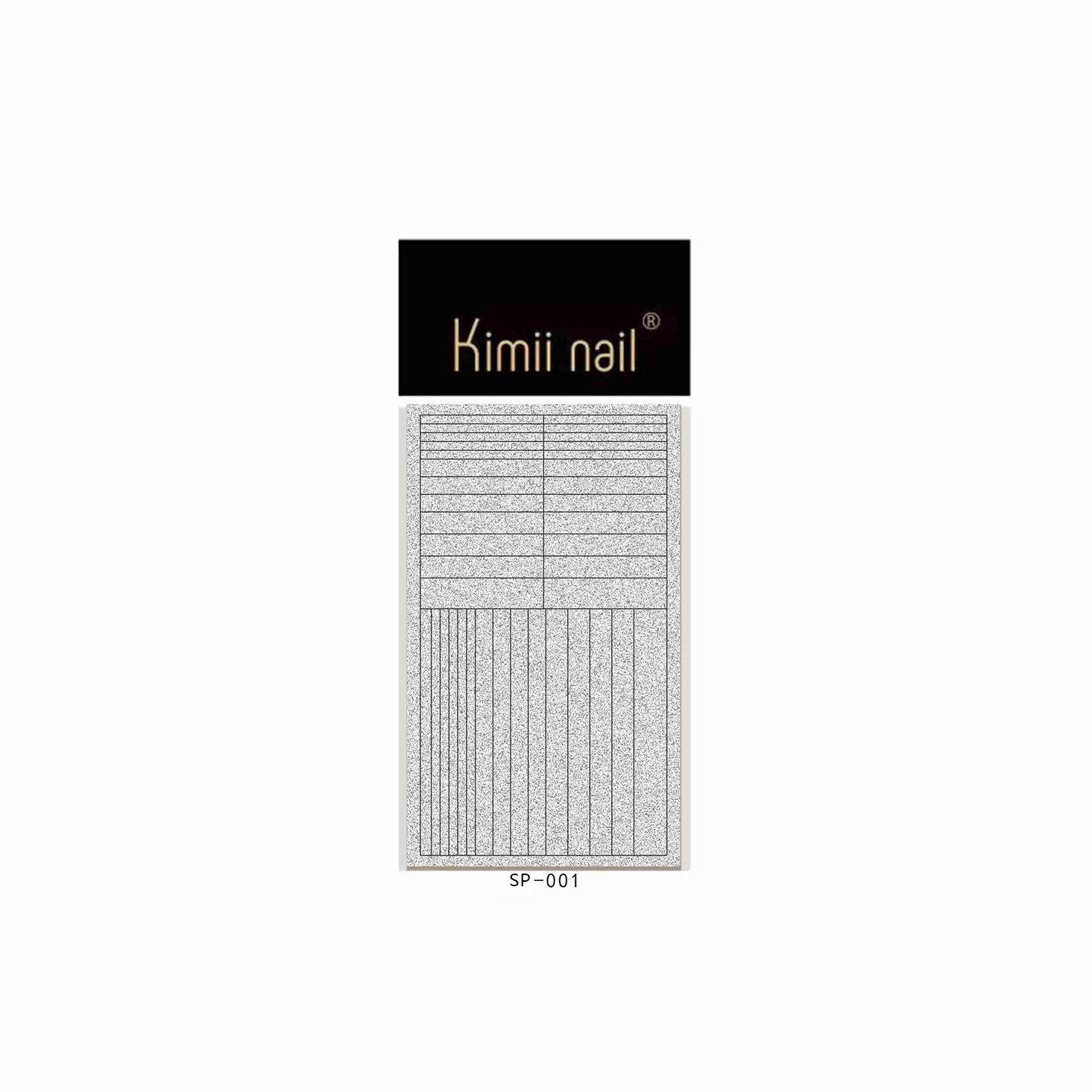 Glitter Outline Nail Sticker Collection – Minimalist Geometric & Festive Set