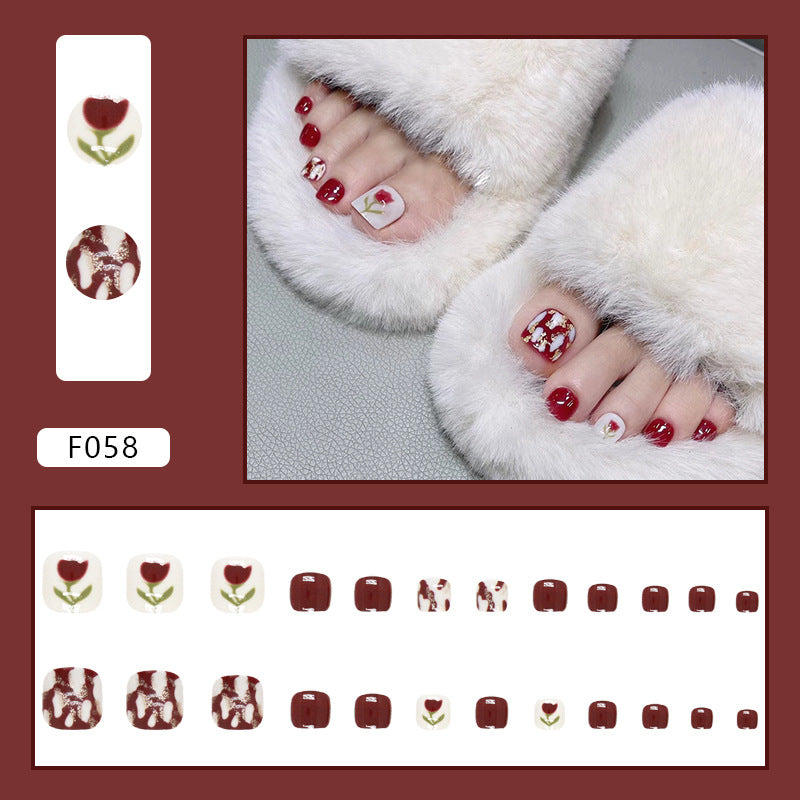 Desejo puro diamante francês flash ins vento doce e fresco menina quente unhas postiças e unhas postiças especiais para manicure unhas postiças postiças｜365nails