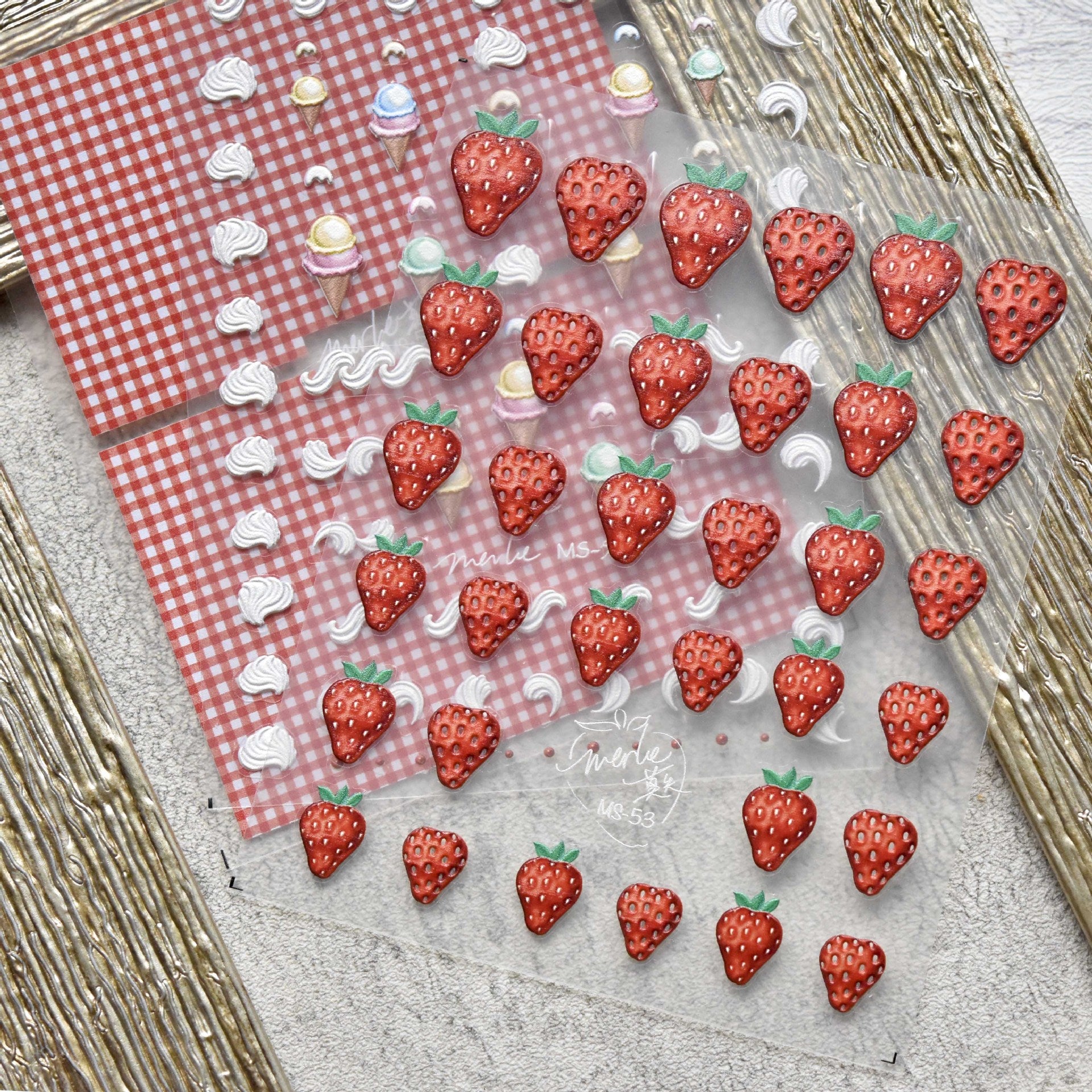 Strawberry Crush – Juicy Nail Art Accent Set