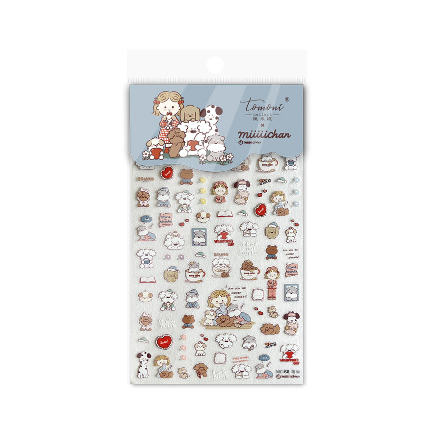 Puppy Playdate – Kawaii Nail Art Accent Set