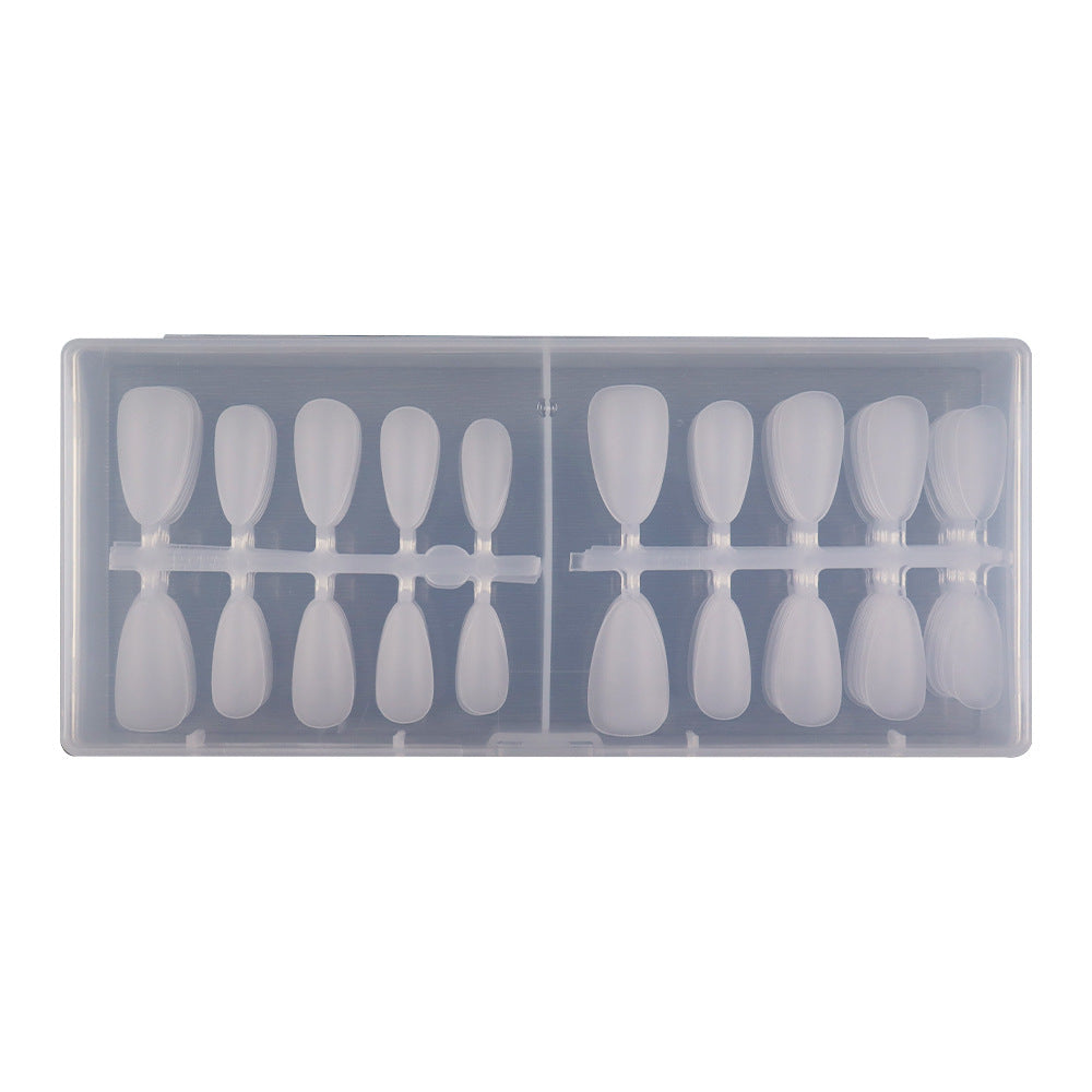 Nail Tips Special nail pads for press on nails, 200 pcs without engraving and grinding, standard size sub-size patch, fake nail manicure.