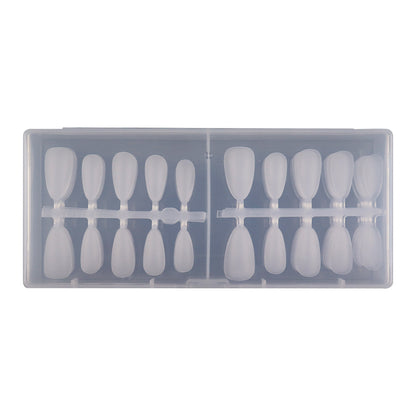Nail Tips Special nail pads for press on nails, 200 pcs without engraving and grinding, standard size sub-size patch, fake nail manicure.