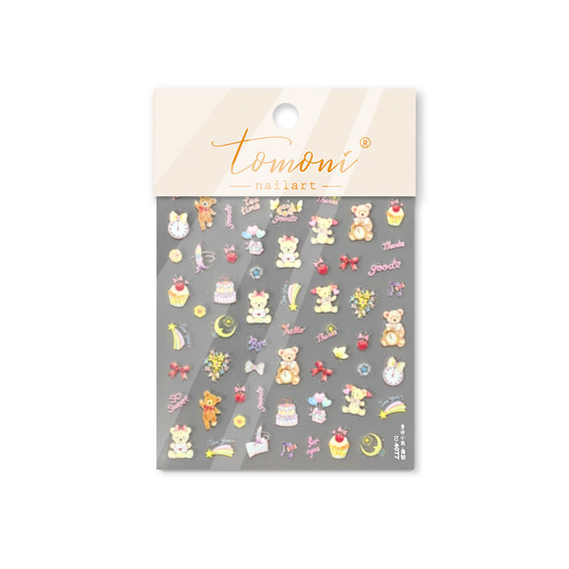 365nails: "Playful Cat Party" – nail art stickers
