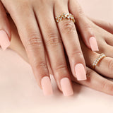 Unhas postiças atacado cor sólida fosca retangular unha postiça peça de unha postiça produto final unhas postiças｜365nails