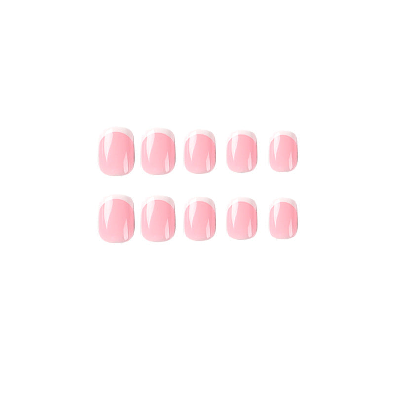 Peças de arte para unhas Pressionar unhas curtas com meio adesivo Peças de arte para unhas Pressionar unhas por atacado Peças de unhas por atacado｜365nails