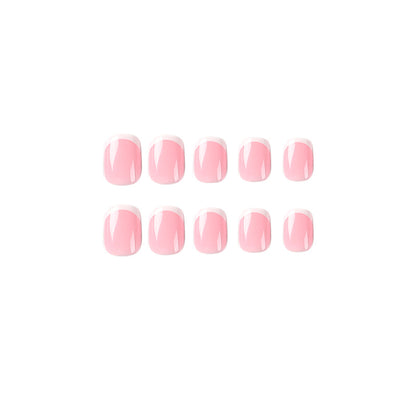 Peças de arte para unhas Pressionar unhas curtas com meio adesivo Peças de arte para unhas Pressionar unhas por atacado Peças de unhas por atacado｜365nails