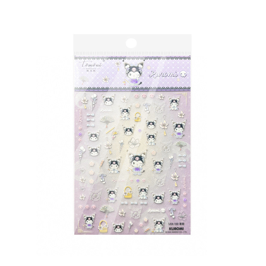 365nails: "Kuromi Elegant Maid" – nail art stickers