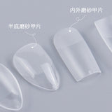 Nail Tips Nail pads are transparent and semi-matte, fully pasted, ultra-thin and non-marking, extended, and 240 full-size fake nails are free of engraving and grinding.