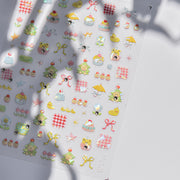 365nails: "Kawaii Holographic Picnic" – nail art stickers