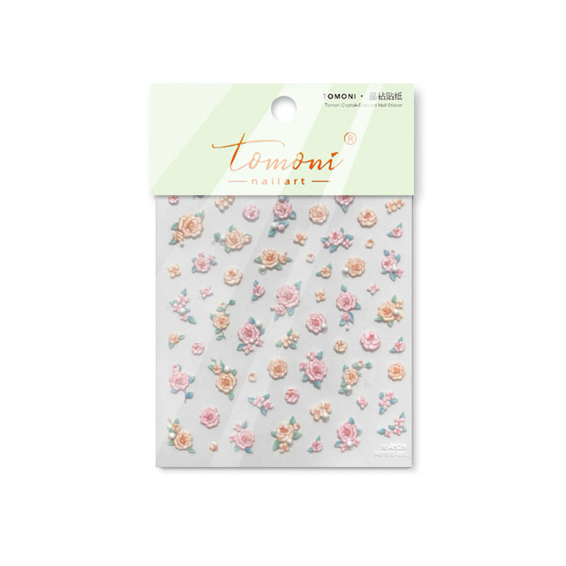 365nails: "white embossed leaf vine" – Nail Art Stickers