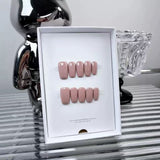 The Essential Solids | Short Medium Square | Handmade Press-on Nails