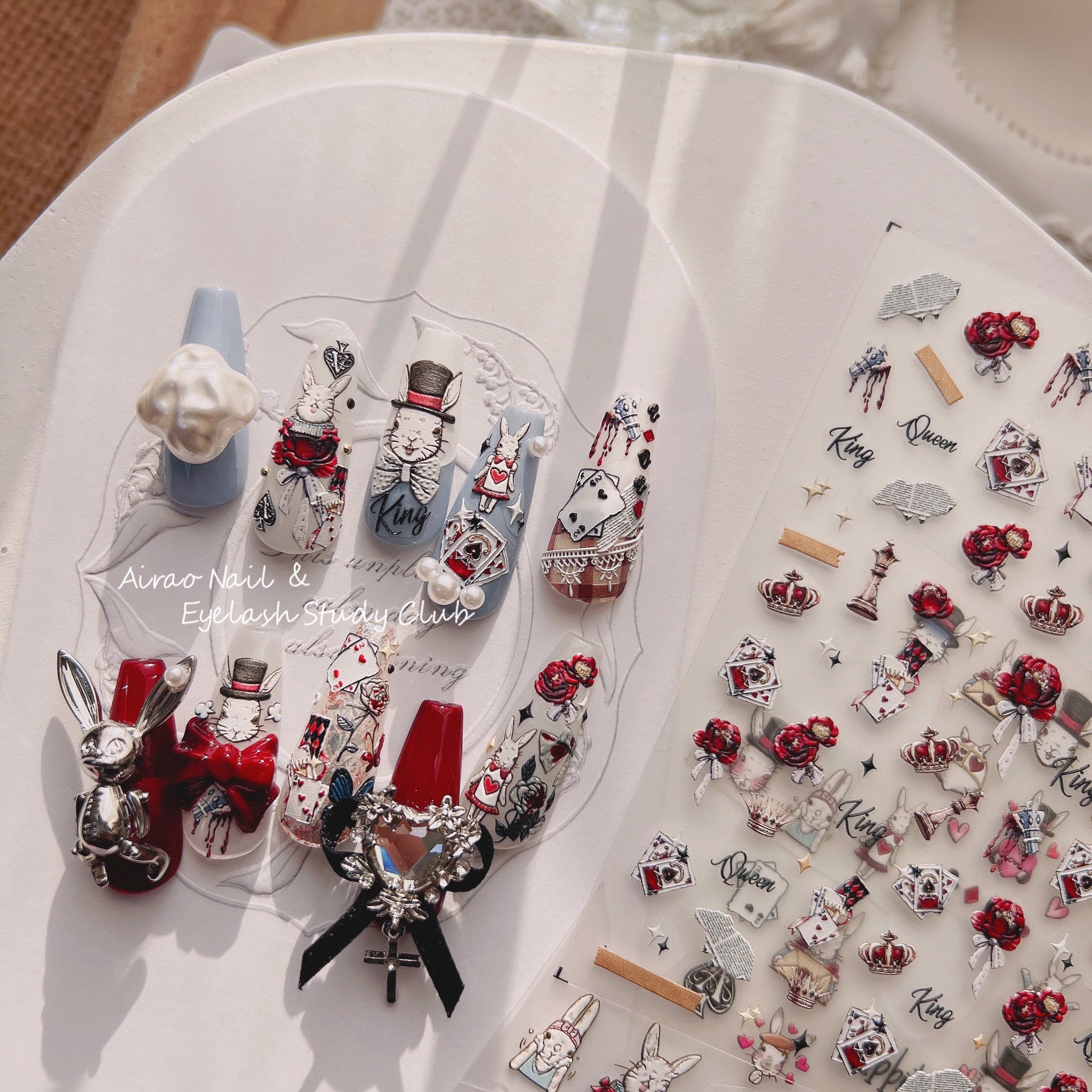 Bunny Multi-Role Play – Cute Cartoon Nail Art Set