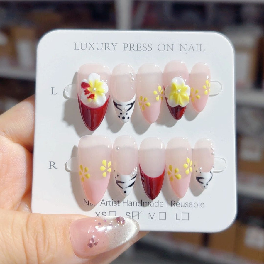 Wild Bloom: "Leopard Lily" – Almond Press-Ons