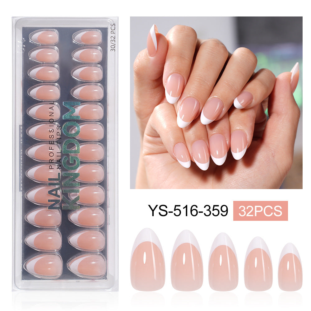 "Classic White French" - Timeless 32Pcs Press-On Nails Set