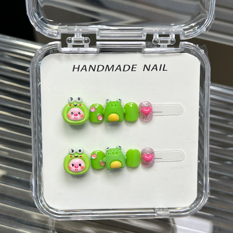 Sweet Cartoon Candy Kids Press On Nails Assorted Set