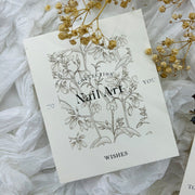 Elegant Floral Display Cards for Press On Nail Sets (MOQ=50)