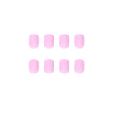 Nail Patch Wearing Nail Wholesale Macaron Color Purple Frosted Nail Sheet Nail Sheet Press on nails
