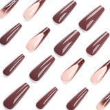 French  manicure tablets  long ballet  nail stickers Finished solid color  tablets｜365nails