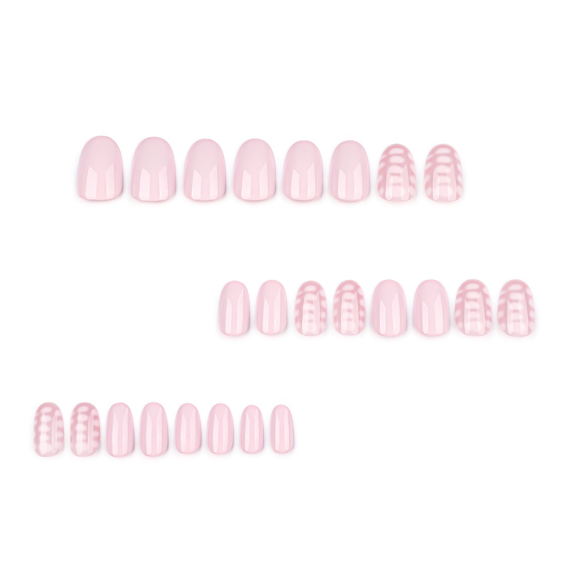 hot-selling wearing nail fake nail short short round nail piece press on nails nail piece wholesale｜365nails