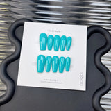 The Essential Solids | Long Coffin ｜Handmade Press-on Nails