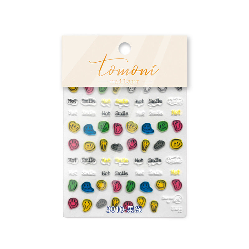 365nails: 젤리 큐트 베어 & 스낵 – 네일 스티커