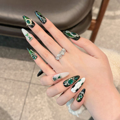 Advanced Handmade Wear nails High-end Boutique Medusa Factory | 365nails